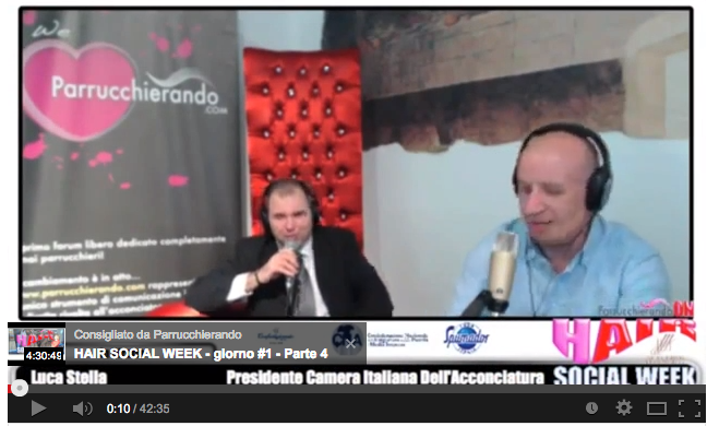 Hair Social Week Luca Stella intervista del primo giorno