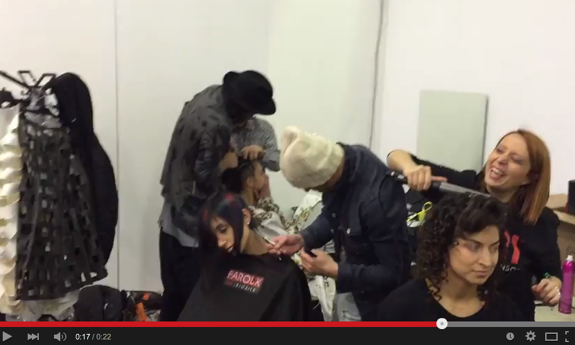 Backstage Farouk Cosmoprof2015