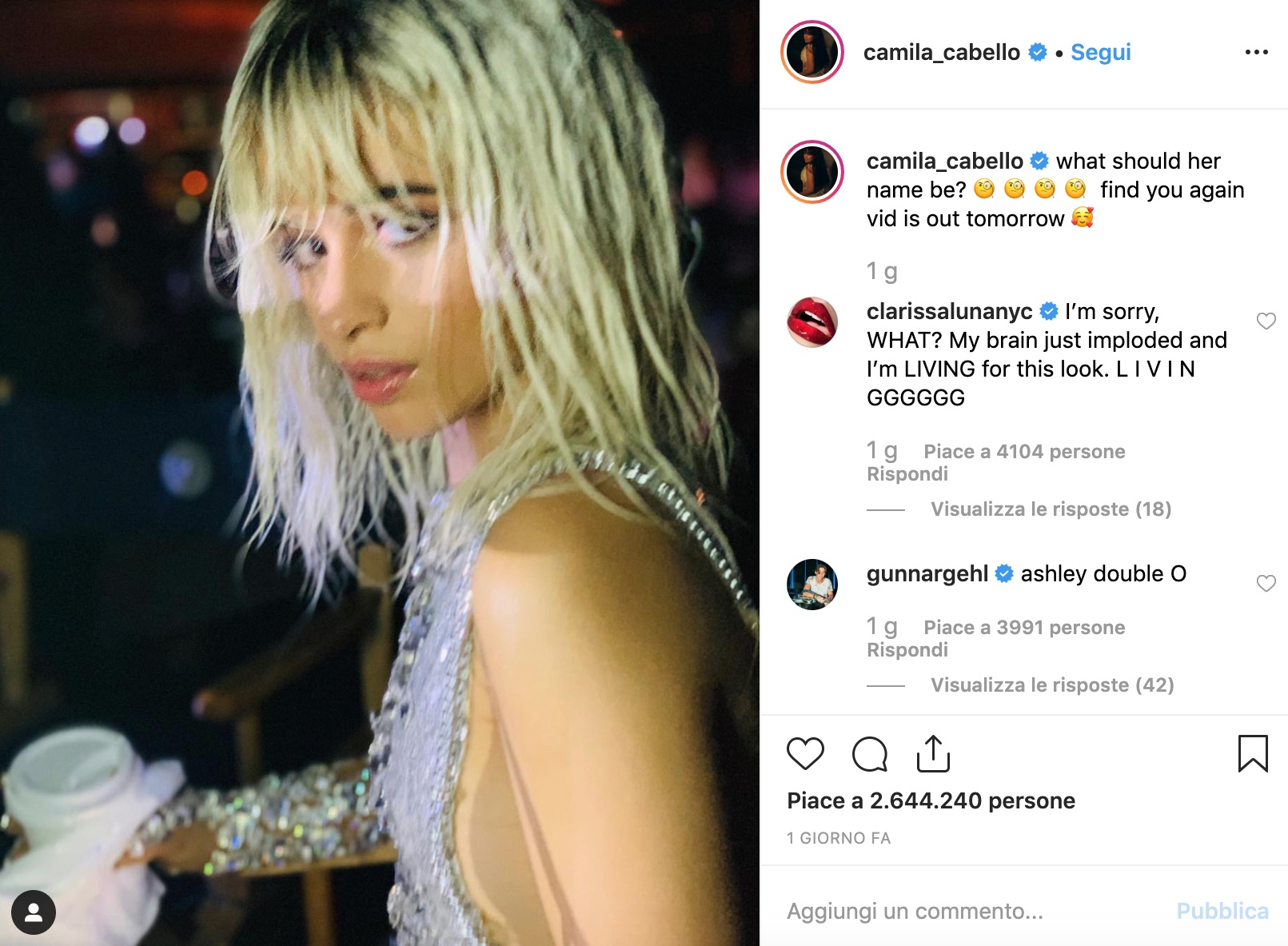 IL NUOVO LOOK DI CAMILA CABELLO