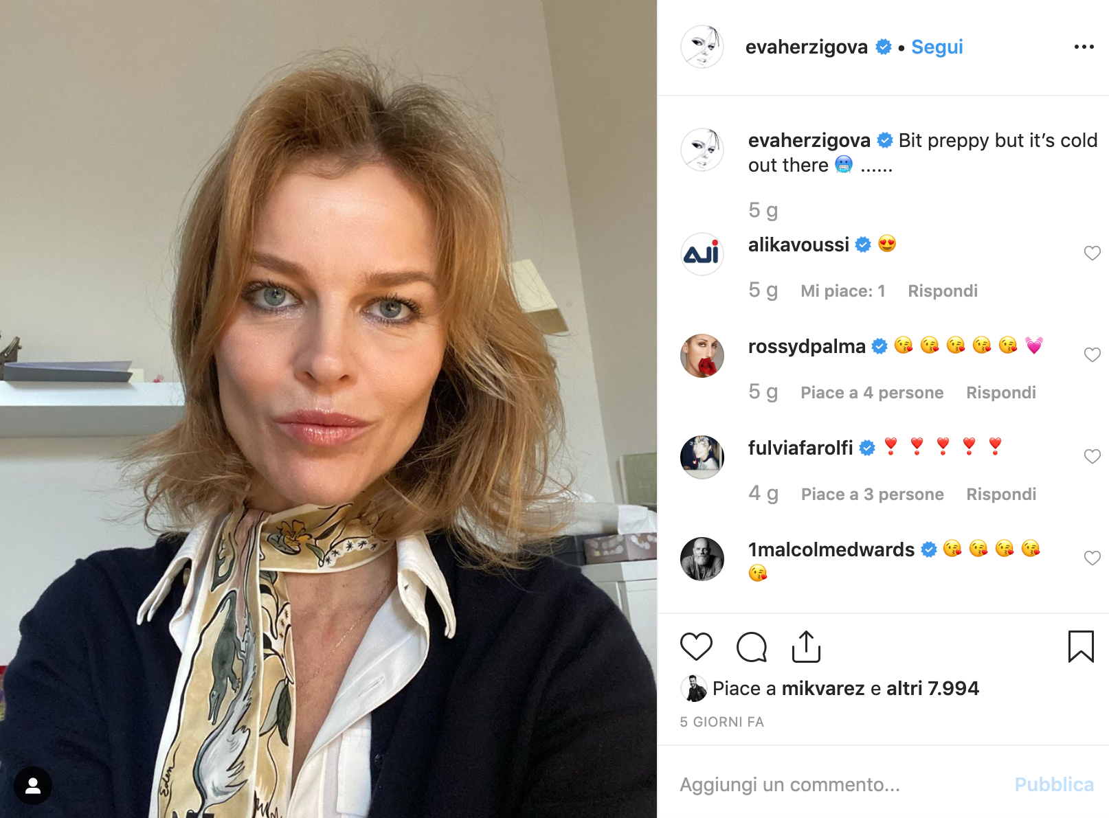 IL TAGLIO DI EVA HERZIGOVA PER DARE VOLUME AI CAPELLI FINI