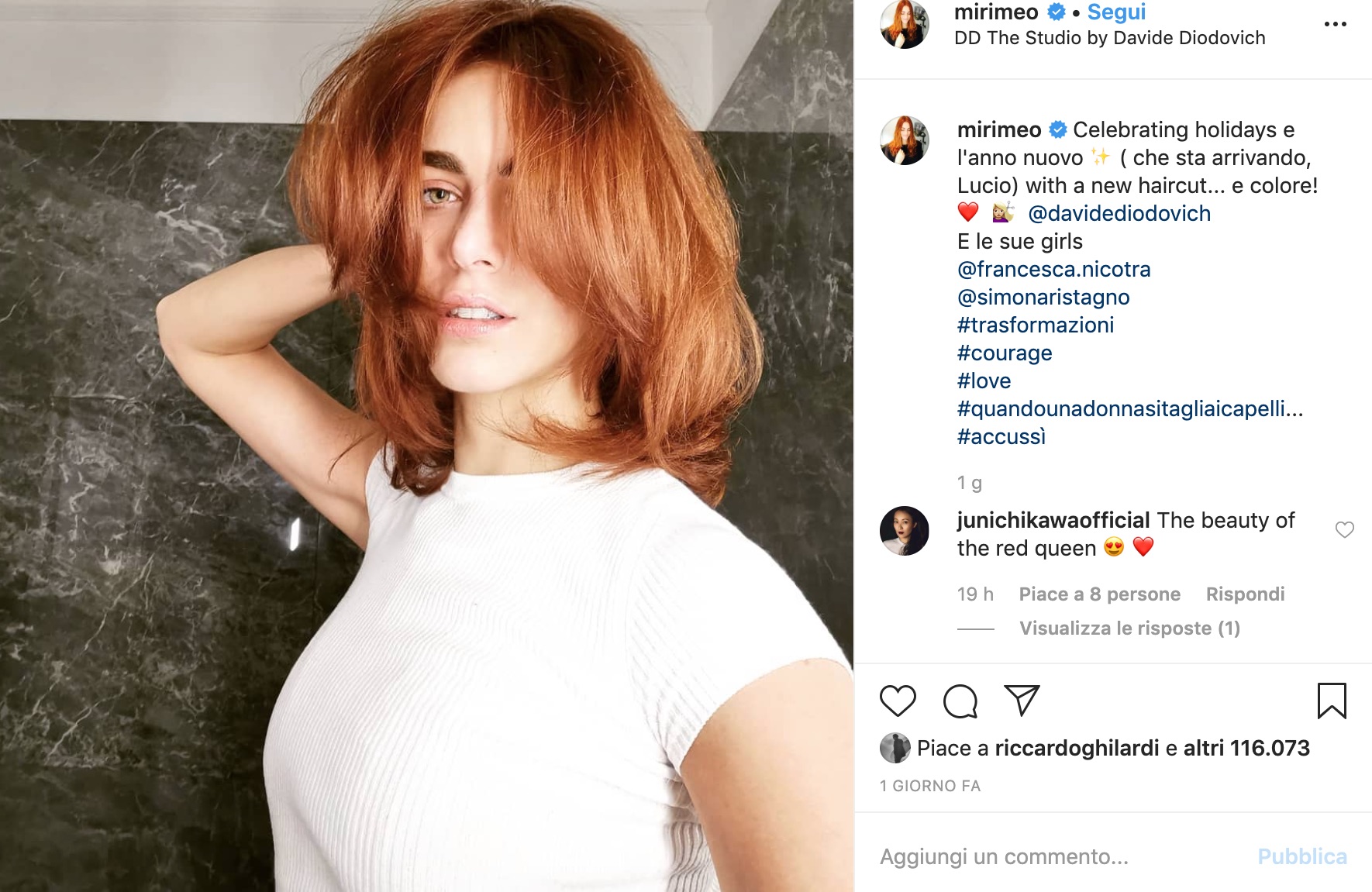 IL NUOVO SHAG DI MIRIAM LEONE È SUBITO MUST HAVE