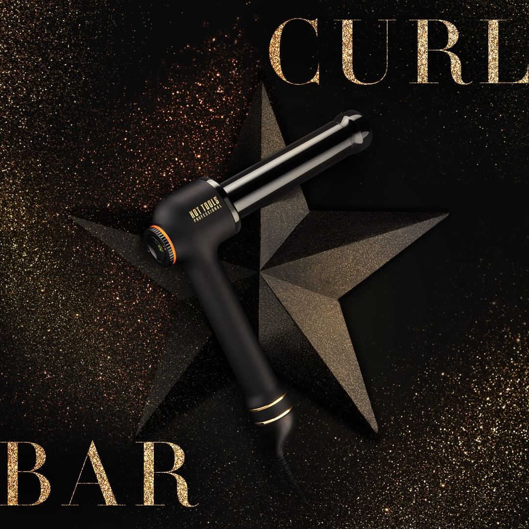 PIÙ CHE SEMPLICI RICCI CON HOT TOOLS® CURL BAR IN ORO 24K