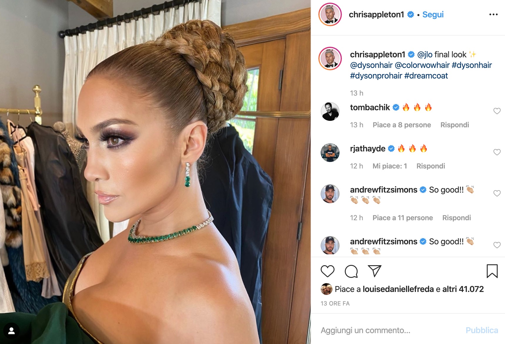 IL RACCOLTO INTRECCIATO DI JLO VINCE I GOLDEN GLOBE
