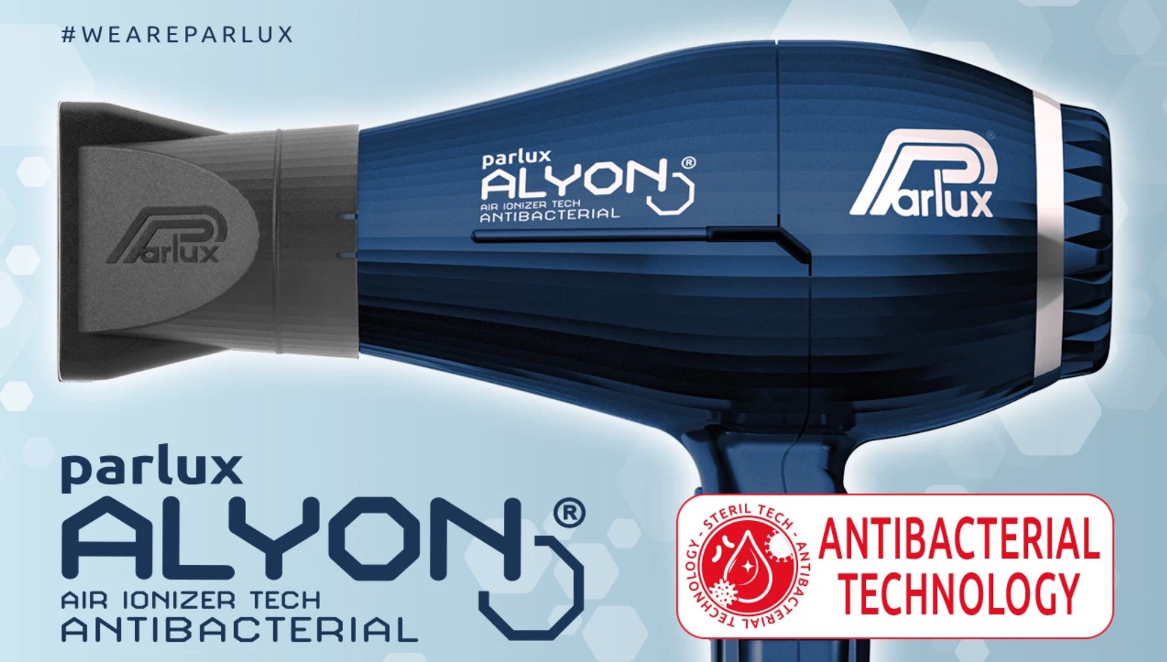 ARRIVA PARLUX ALYON® CON TECNOLOGIA ANTIBATTERICA
