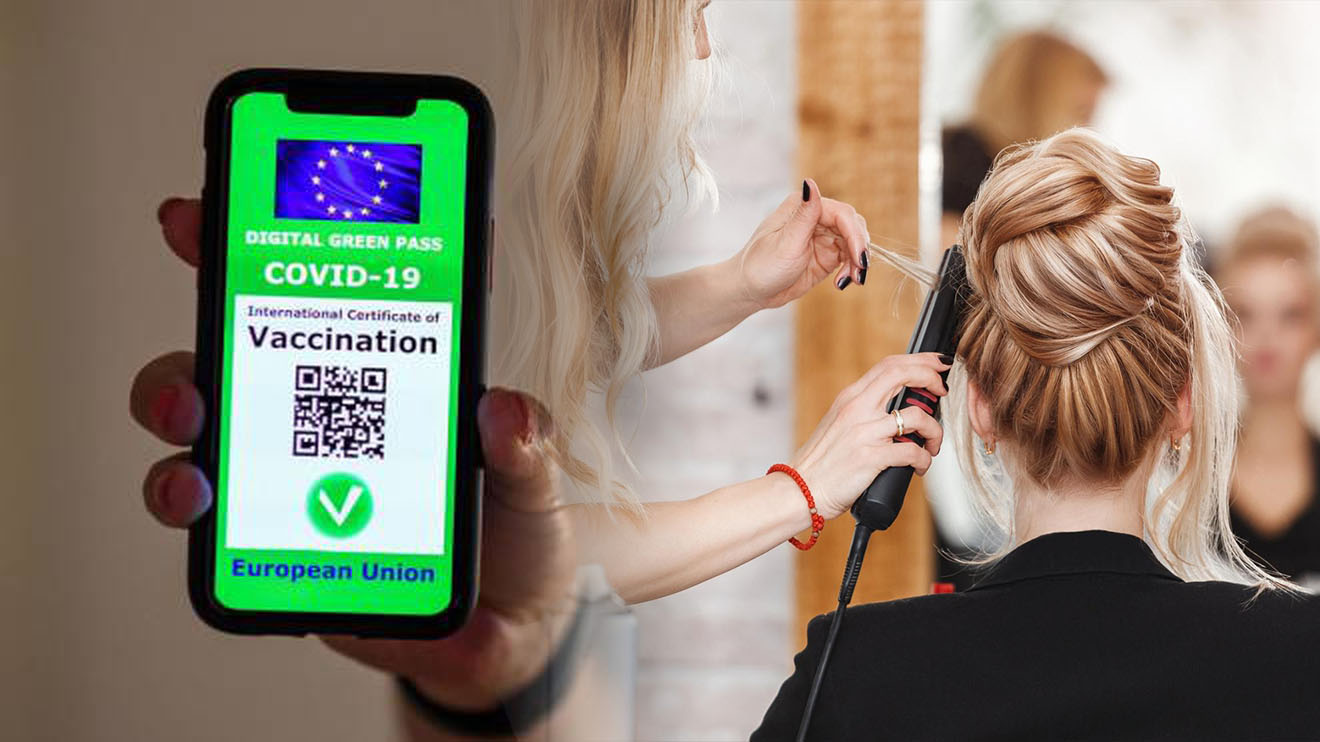 Parrucchieri verso il green pass come in Danimarca?