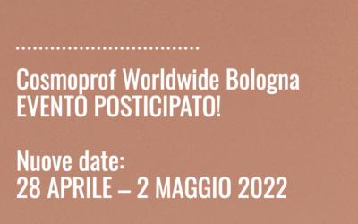 COSMOPROF BOLOGNA POSTICIPATO A FINE APRILE