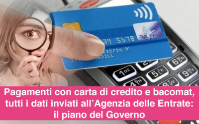 BANCOMAT: TUTTI I MOVIMENTI SARANNO CONTROLLATI. ECCO IL PIANO DELLO STATO