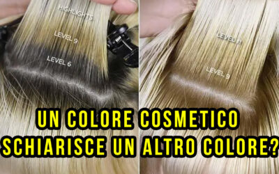 COME E PERCHÈ UN COLORE COSMETICO SCHIARISCE UN ALTRO COLORE