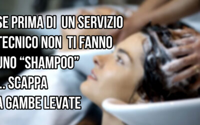 Perchè lo “shampoo” prima di un servizio tecnico deve essere fatto sempre