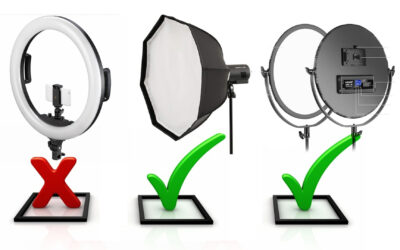 LED ANULARE LA SCELTA PEGGIORE PER LE FOTO IN SALONE