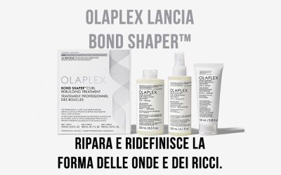 OLAPLEX Lancia in Anteprima Mondiale il Nuovo BOND SHAPER™ CURL REBUILDING TREATMENT