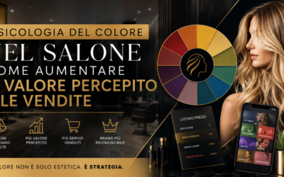 Psicologia del Colore per Parrucchieri: Come Aumentare il Valore Percepito del Salone e Vendere di Più