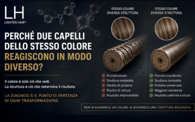 Perché due capelli dello stesso colore reagiscono in modo diverso?